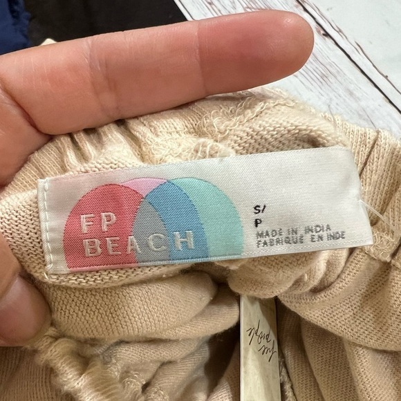 FREE PEOPLE “Lynne Midi” 100% cotton off shoulder women’s  dress Small NWT - Picture 5 of 16